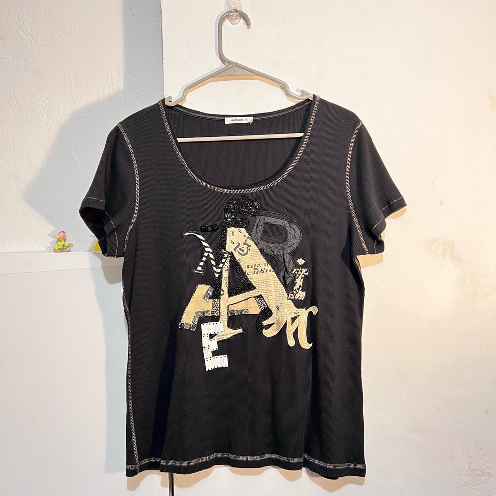 Ambiente rib knit t shirt vintage:Box Z: